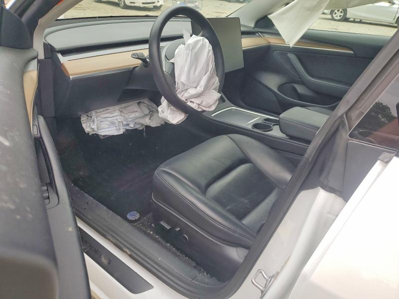 2021 Tesla Model 3 VIN 5YJ3E1EA9MF977828 COPART salvage auction — FRONT END, MD - CERT OF SALVAGE > 75% DAMAGE, sold $5,200 on 2026-07-24 (photo 8)