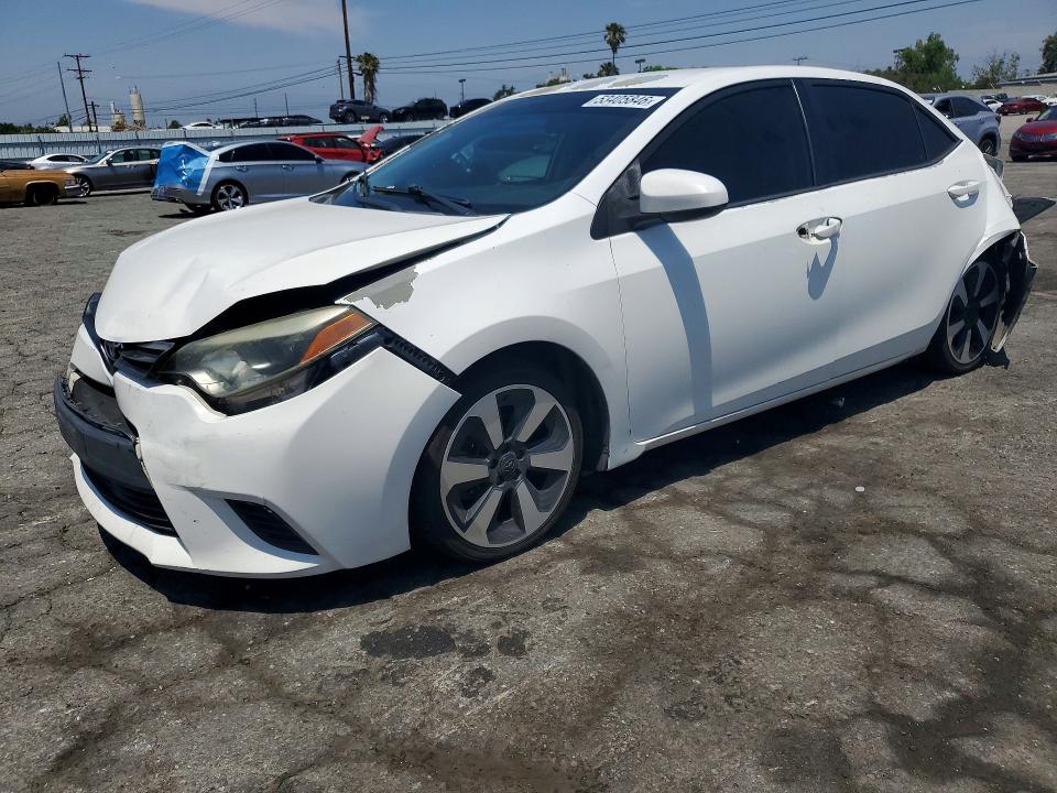 2014 Toyota VIN 5YFBURHE7EP102720 COPART salvage auction — FRONT END, Ca - Salvage Certificate, sold $975 on 2026-07-09 (photo 1)