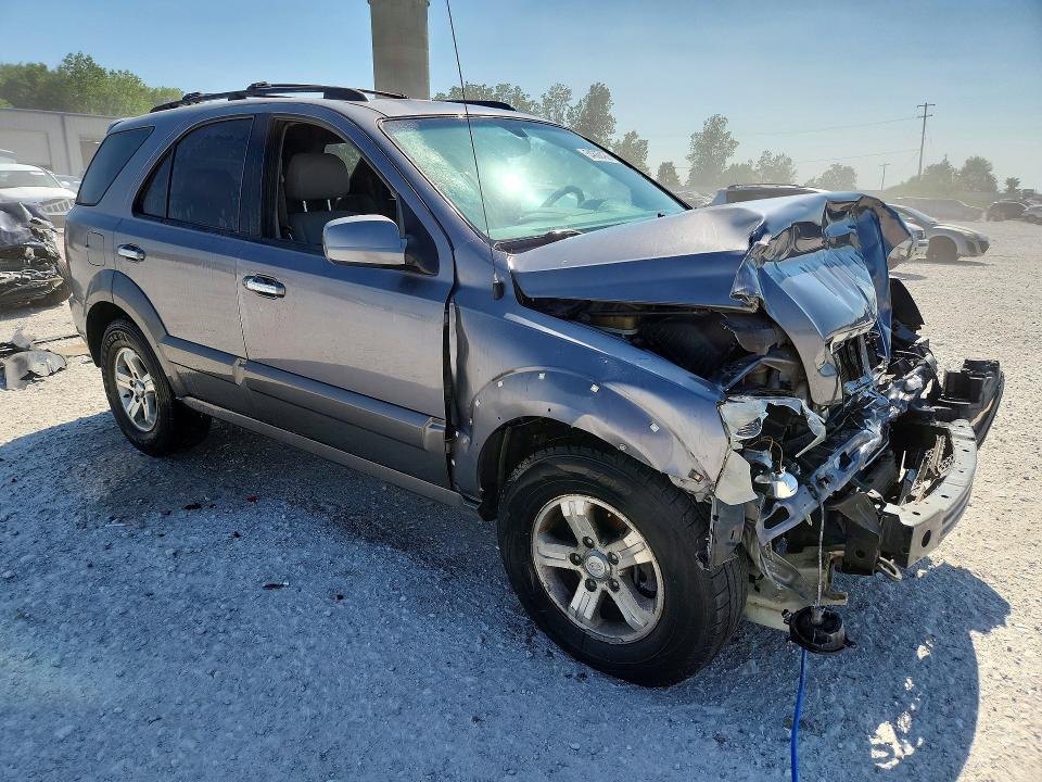 2006 Kia Sorento VIN KNDJC733165607787 COPART salvage auction — FRONT END, Mi - Certificate Of Title, sold $525 on 2026-07-09 (photo 4)