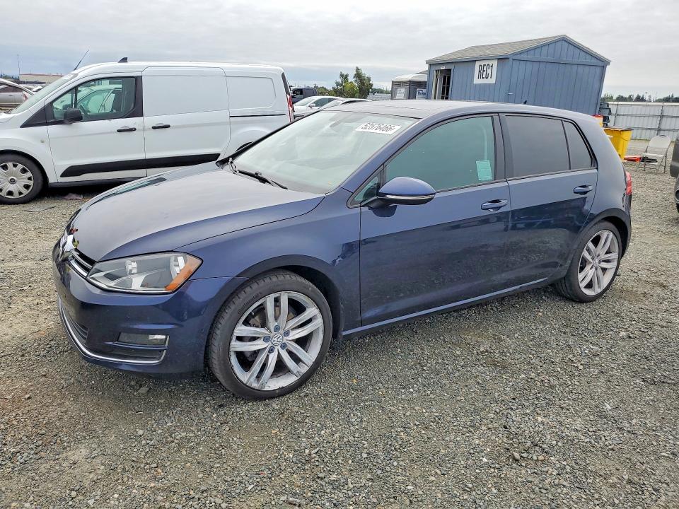 2015 Volkswagen Golf VIN 3VW2A7AU4FM082530 COPART salvage auction — MINOR DENT/SCRATCHES, Ca - Salvage Certificate, sold $2,650 on 2026-07-02 (photo 1)