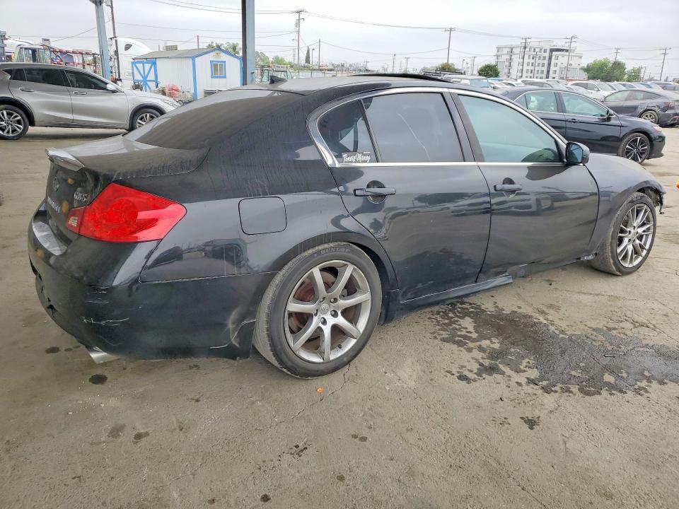 2008 Infiniti G35 VIN JNKBV61EX8M218313 COPART salvage auction — FRONT END, CA - SALVAGE CERTIFICATE, sold $225 on 2026-07-27 (photo 3)