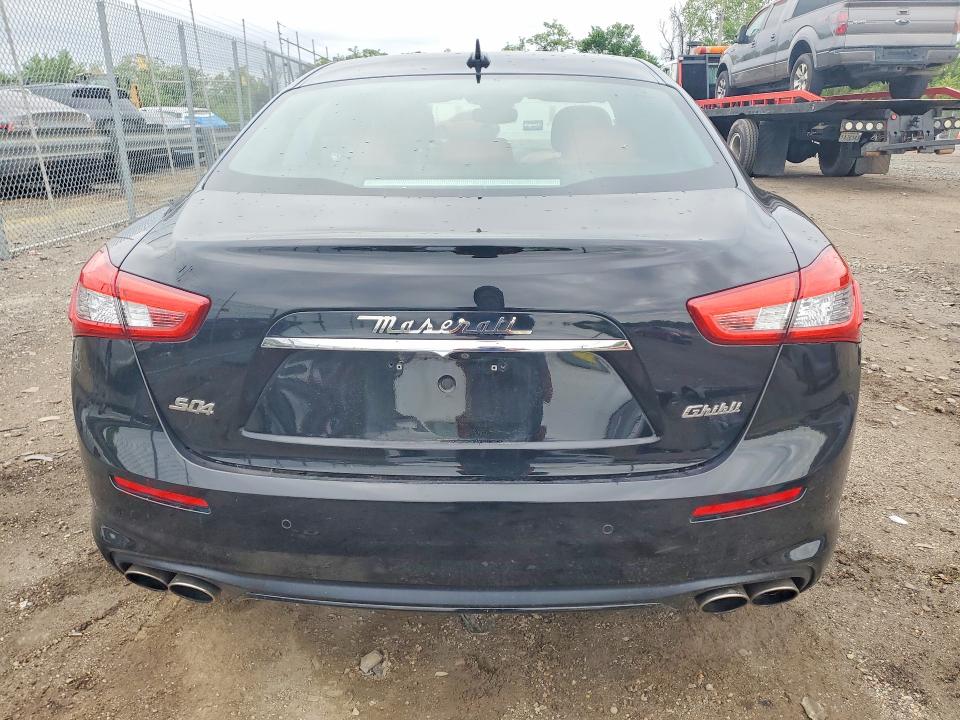 2018 Maserati Ghibli VIN ZAM57YTL7J1290833 COPART salvage auction — SIDE, Md - Cert Of Salvage > 75% Damage, sold $2,800 on 2026-07-23 (photo 6)