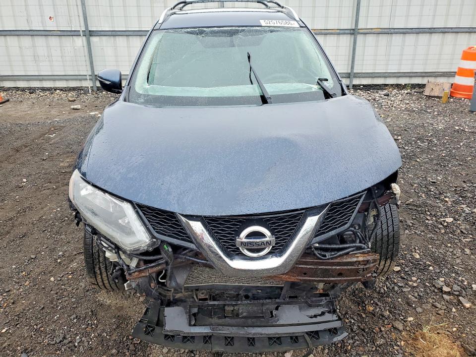2015 Nissan Rogue VIN KNMAT2MV3FP541105 COPART salvage auction — FRONT END, Md - Cert Of Salvage > 75% Damage, sold $725 on 2026-07-27 (photo 5)