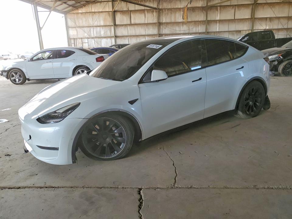 2022 Tesla VIN 7SAYGDEE3NF462218 COPART salvage auction — FRONT END, Az - Cert Of Title - Salvage, sold $175 on 2026-07-29 (photo 1)
