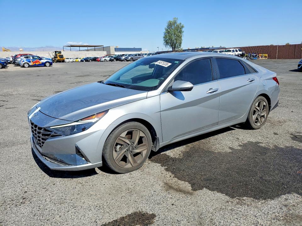 2022 Hyundai Elantra VIN 5NPLN4AG5NH077166 COPART salvage auction — FRONT END, NV - SALVAGE TITLE, sold $4,150 on 2026-07-22 (photo 1)