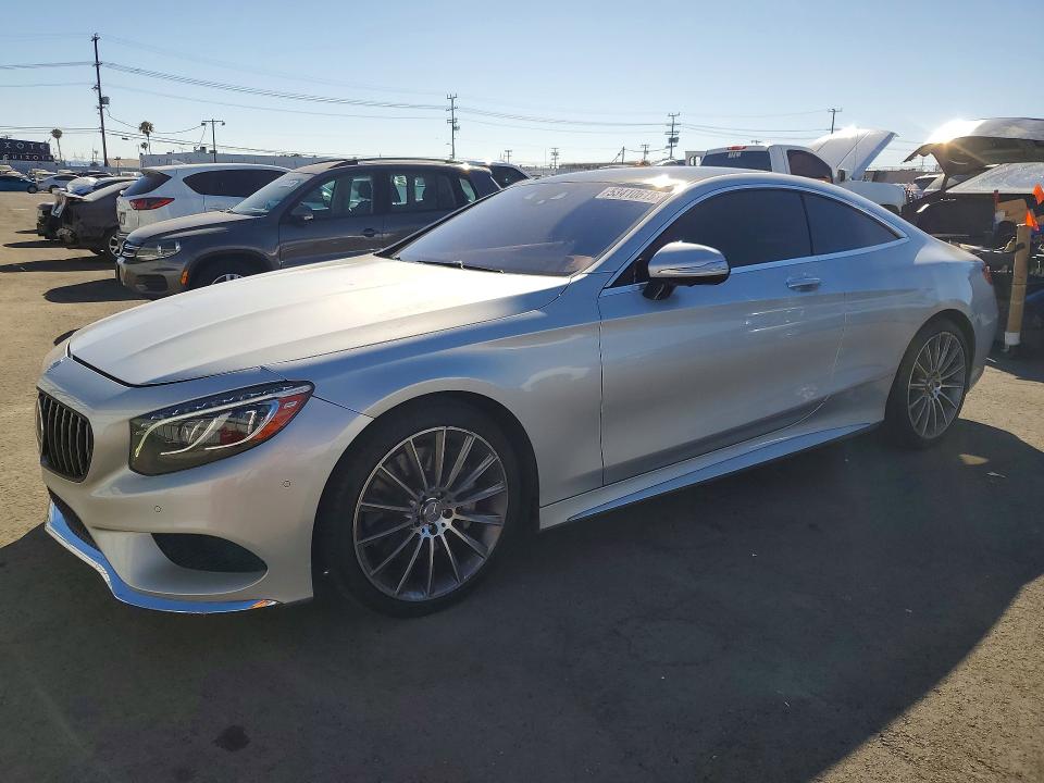 2016 Mercedes-benz S-klasse VIN WDDXJ8FBXGA014968 COPART salvage auction — REAR END, Ca - Salvage Certificate, sold $7,400 on 2026-07-27 (photo 1)