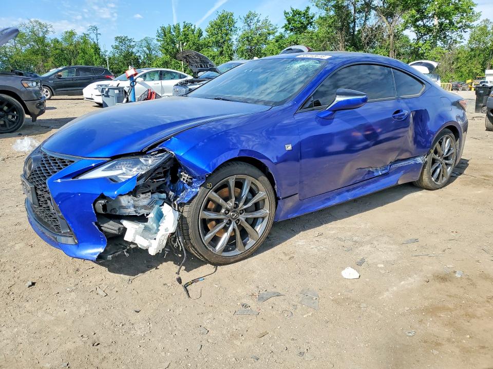 2019 Lexus VIN JTHSZ5BC6K5009907 COPART salvage auction — FRONT END, Md - Cert Of Salvage > 75% Damage, sold $5,700 on 2026-07-07 (photo 1)