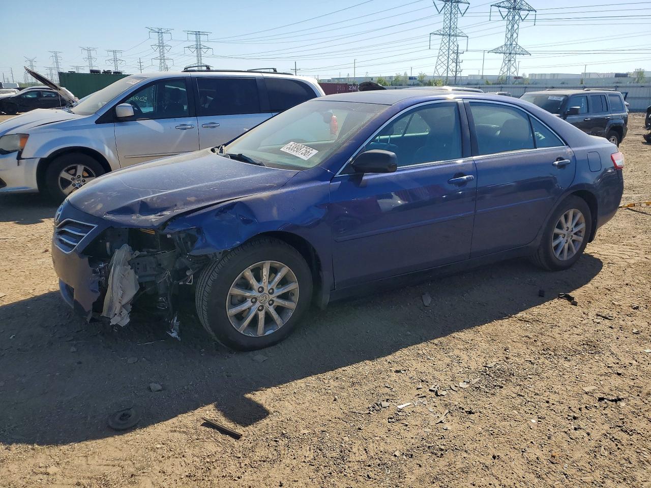 2011 Toyota Camry VIN 4T1BK3EK5BU631008 COPART salvage auction — Front End, IL - SALVAGE CERTIFICATE, sold $1,400 on 2026-06-25 (photo 1)