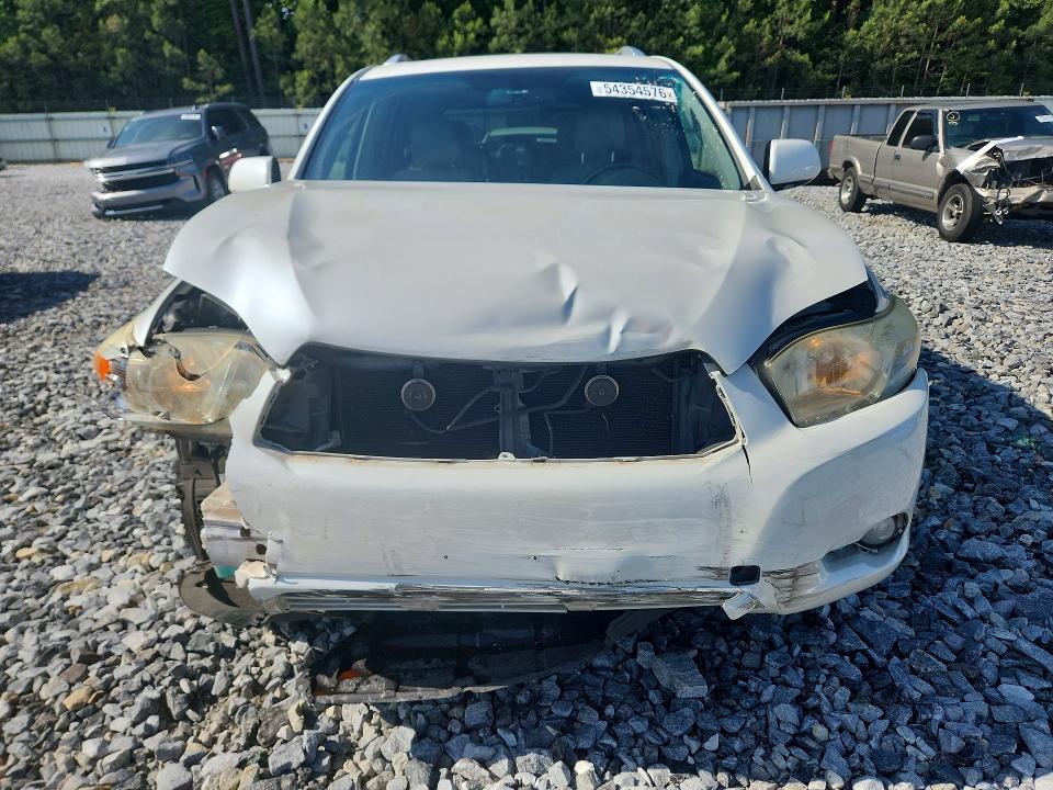 2010 Toyota Highlander VIN JTEYK3EH2A2096552 COPART salvage auction — FRONT END, Ga - Cert Of Title-Salvage, sold $3,900 on 2026-07-27 (photo 5)