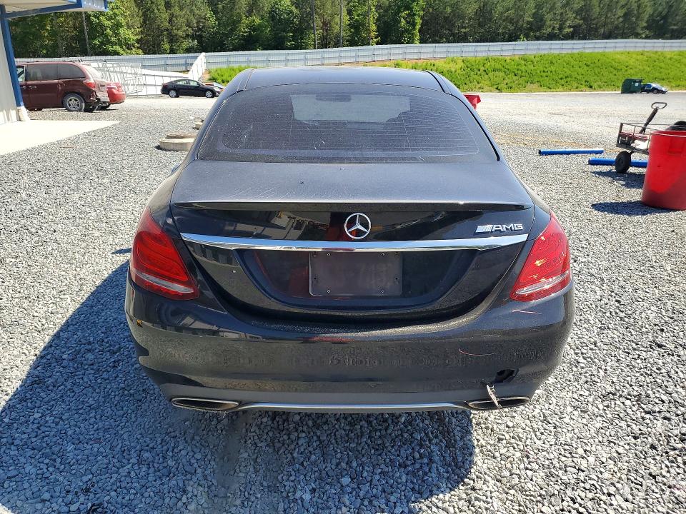 2017 Mercedes-benz C-klasse VIN 55SWF4KB0HU204601 COPART salvage auction — FRONT END, Nc - Salvage Certificate Of Title, sold $4,450 on 2026-07-09 (photo 6)