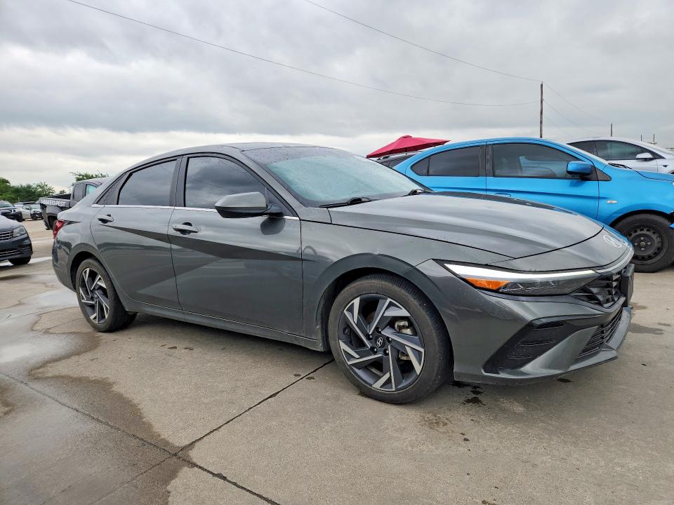 2024 Hyundai Elantra VIN KMHLS4DG9RU828474 COPART salvage auction — HAIL, Tx - Certificate Of Title, sold $275 on 2026-08-27 (photo 4)
