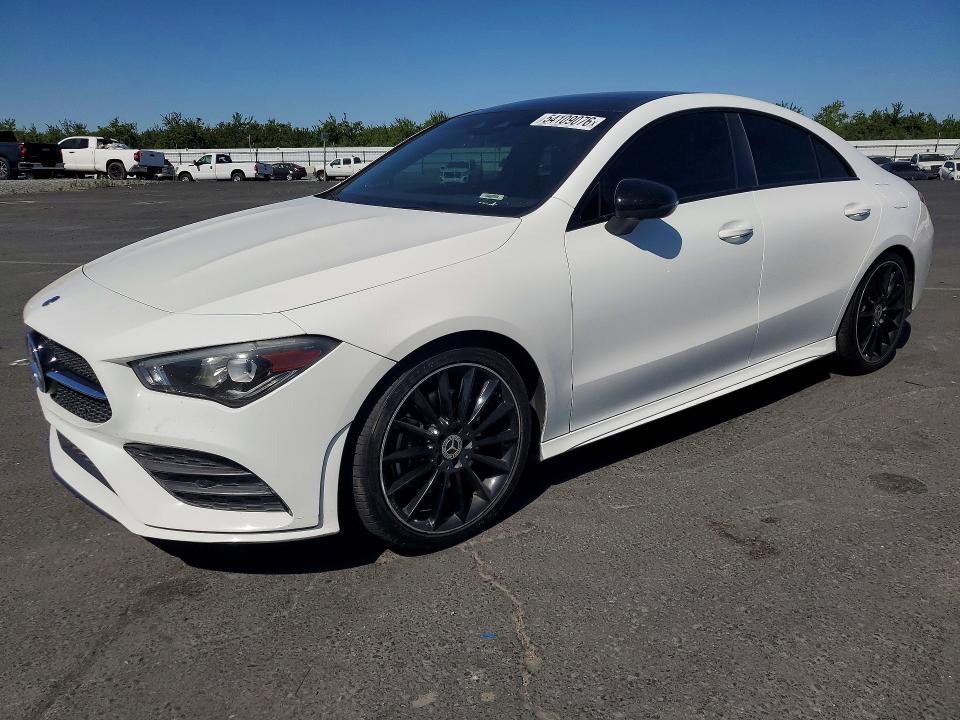 2020 Mercedes-benz Cla-class VIN WDD5J4GB3LN037204 COPART salvage auction — Burn Engine, CA - SALVAGE CERTIFICATE, sold $5,800 on 2026-07-20 (photo 1)