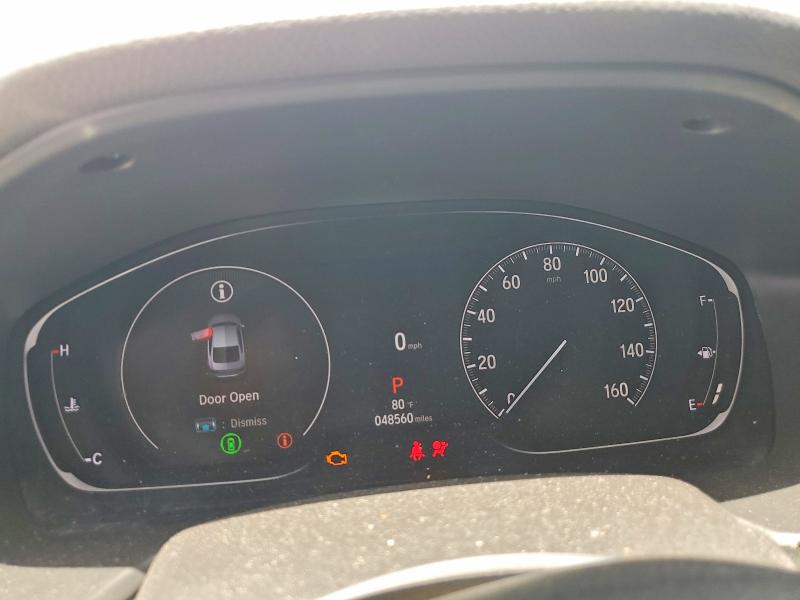 2022 Honda VIN 1HGCV1F37NA101156 COPART salvage auction — FRONT END, Al - Cert Of Title-Salvage Title, sold $7,100 on 2026-07-09 (photo 9)