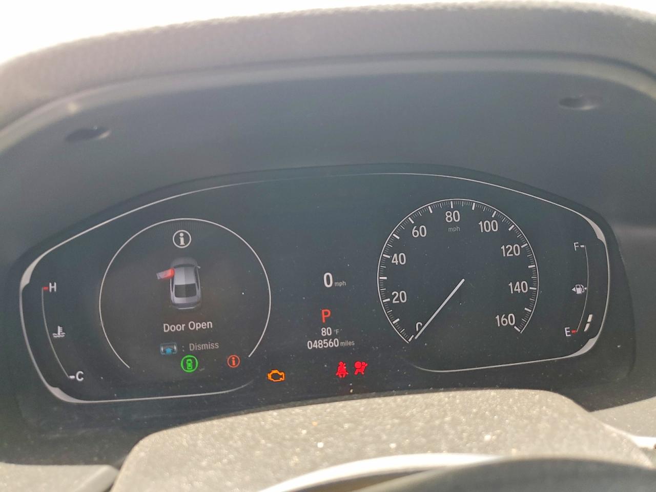 2022 Honda Accord VIN 1HGCV1F37NA101156 COPART salvage auction — Front End, AL - CERT OF TITLE-SALVAGE TITLE, sold $7,100 on 2026-06-25 (photo 9)