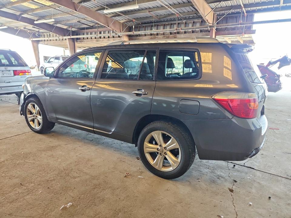 2009 Toyota Highlander VIN JTEDS42A192089017 COPART salvage auction — FRONT END, CA - SALVAGE CERTIFICATE, sold $2,150 on 2026-07-30 (photo 2)
