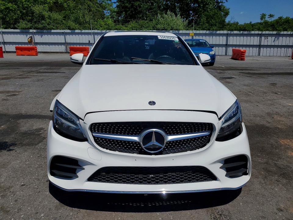 2020 Mercedes-benz C-klasse VIN WDDWF8EB3LR551305 COPART salvage auction — FRONT END, Pa - Cert Of Title, sold $6,600 on 2026-07-28 (photo 5)