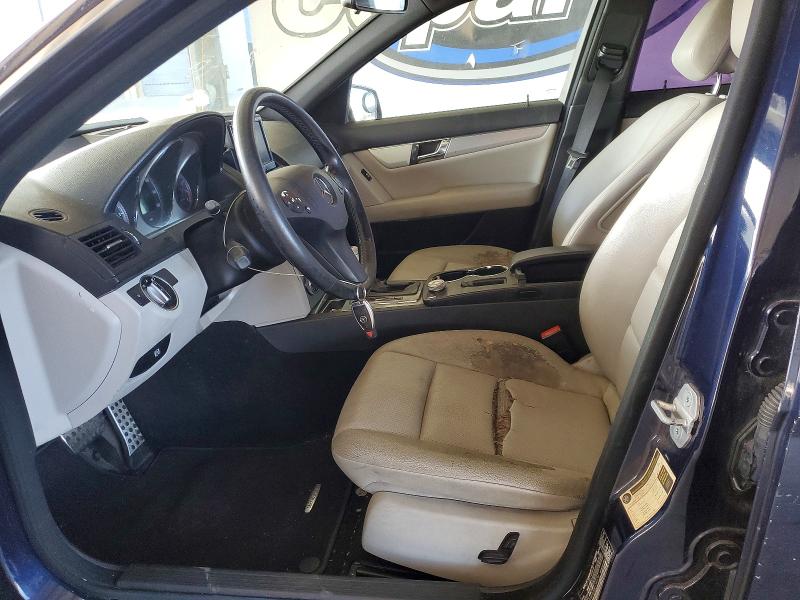 2011 Mercedes-benz C class VIN WDDGF5EB2BR174578 COPART salvage auction — MINOR DENT/SCRATCHES, Mt - Dis/Dlr/Exp Only Clean Title, sold $250 on 2026-07-28 (photo 7)
