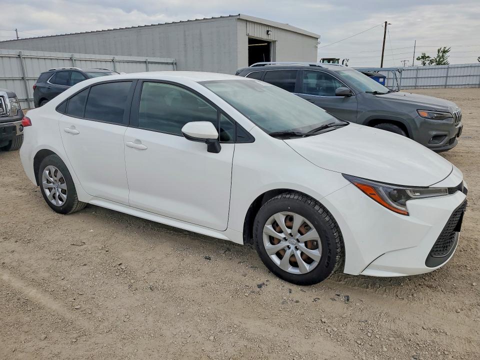 2020 Toyota VIN JTDEPRAE4LJ079185 COPART salvage auction — HAIL, Ia - Cert Of Title-Salvage Title, sold $80 on 2026-07-22 (photo 4)