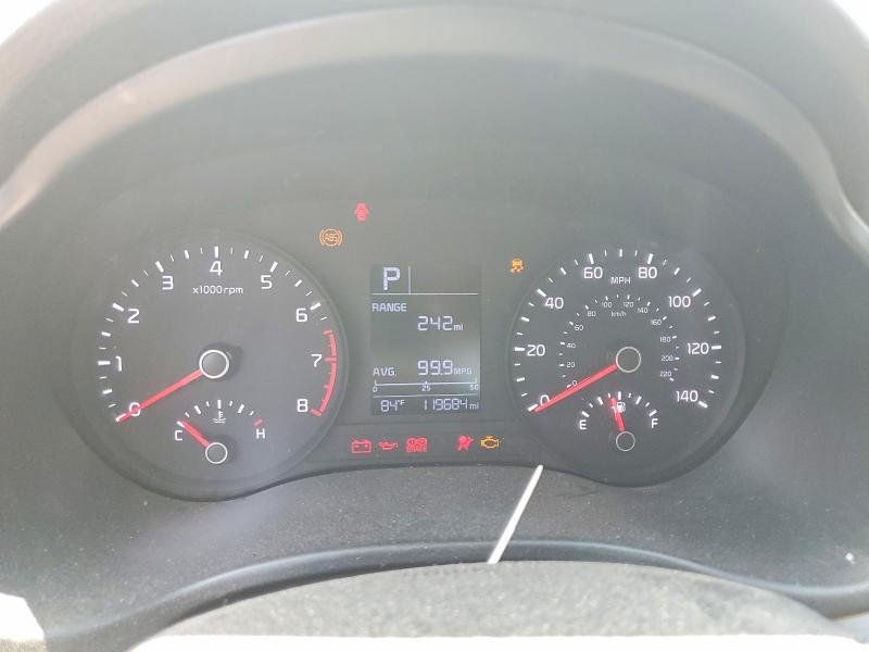 2018 Kia Rio VIN 3KPA24AB7JE064261 COPART salvage auction — REAR END, Ga - Cert Of Title-Salvage, sold $1,350 on 2026-07-28 (photo 9)