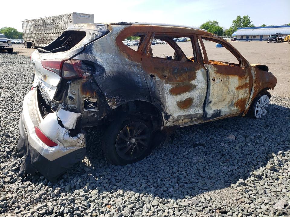 2018 Hyundai Tucson VIN KM8J3CA43JU766972 COPART salvage auction — BURN, Mn - Parts Vehicle Bill Of Sale, sold $250 on 2026-07-30 (photo 3)