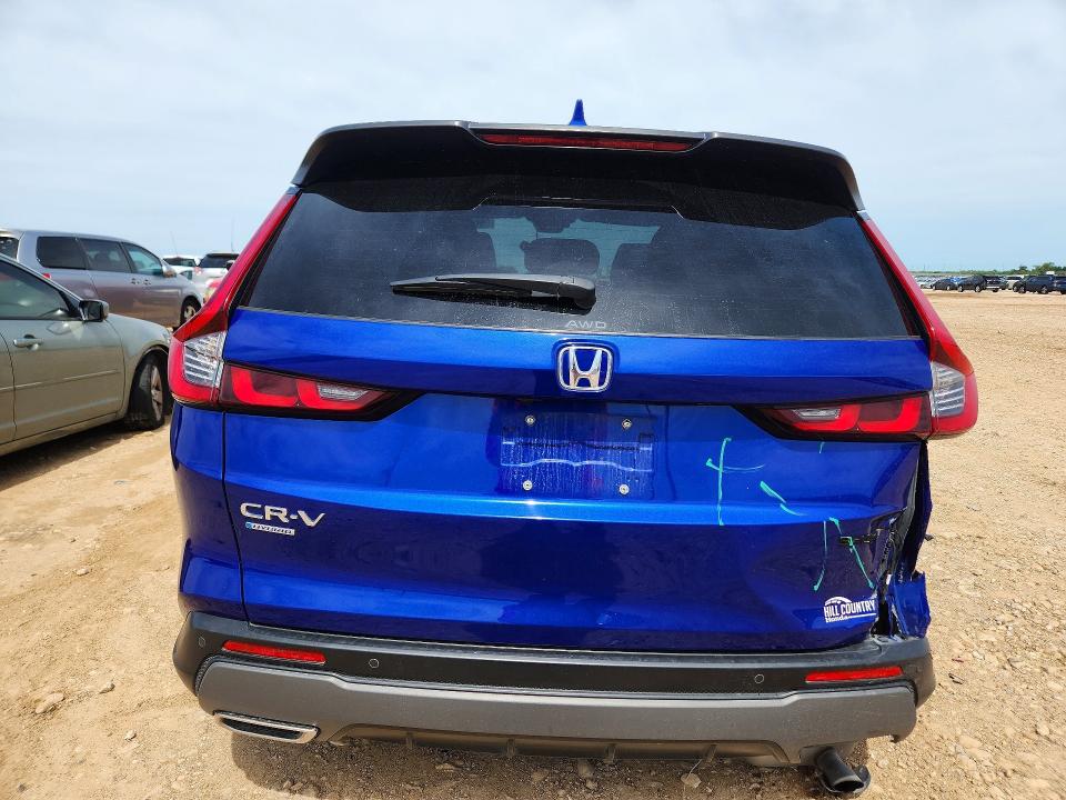 2024 Honda Cr-v VIN 7FARS6H87RE021123 COPART salvage auction — REAR END, TX - SALVAGE VEHICLE TITLE, sold $15,700 on 2026-07-30 (photo 6)
