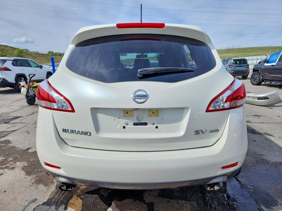 2012 Nissan Murano VIN JN8AZ1MWXCW223778 COPART salvage auction — SIDE, CO - PUBLIC - SALVAGE TITLE, sold $1,700 on 2026-08-03 (photo 6)