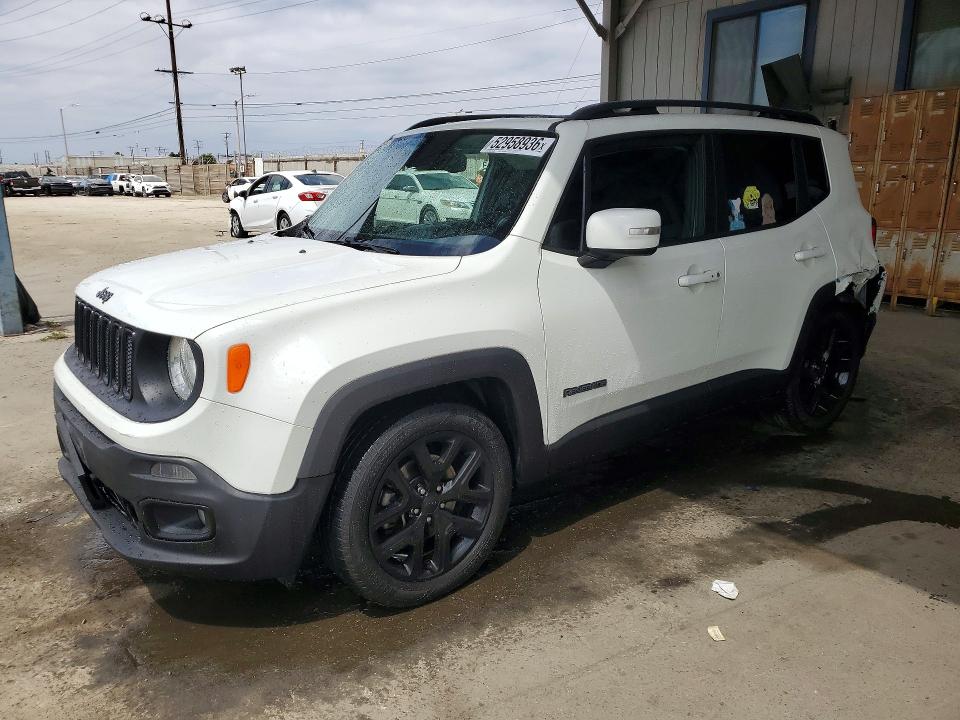 2017 Jeep Renegade VIN ZACCJABB0HPE93179 COPART salvage auction — REAR END, Ca - Salvage Certificate, sold $2,600 on 2026-07-07 (photo 1)