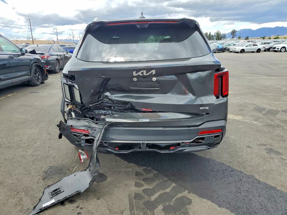 2025 Kia VIN KNDRKDJG1S5416925 COPART salvage auction — REAR END, Ca - Salvage Certificate, sold $18,100 on 2026-07-15 (photo 6)