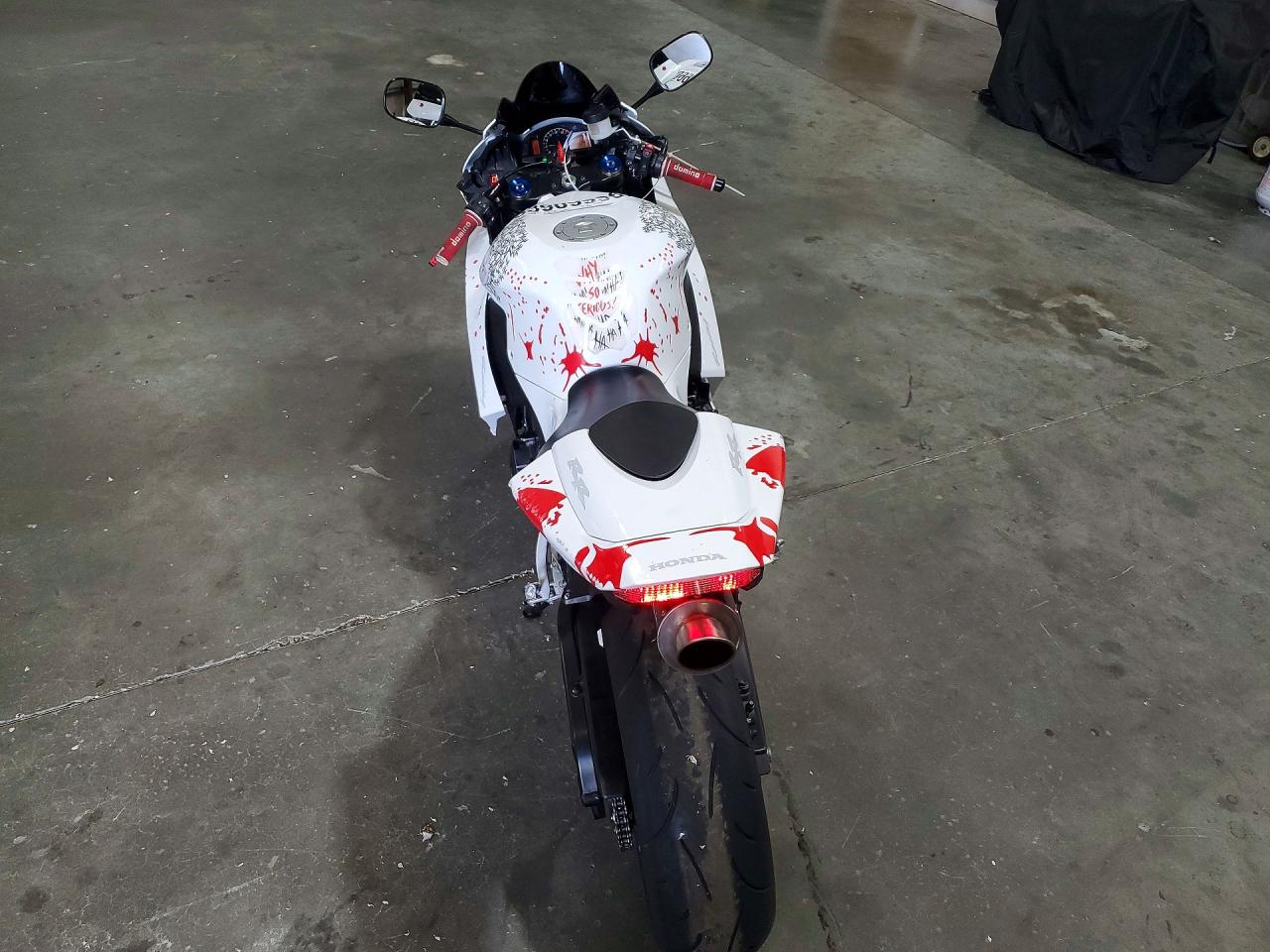 2024 Honda CBR600 VIN JH2PC40J9RK100631 COPART salvage auction — Side, OR - SALVAGE TITLE CERTIFICATE (P), sold $3,400 on 2026-07-09 (photo 4)