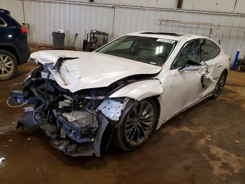 2018 Lexus Ls VIN JTHCYLFF2J5000538 COPART salvage auction — FRONT END, MI - CERTIFICATE OF TITLE, sold $5,200 on 2026-07-24 (photo 1)