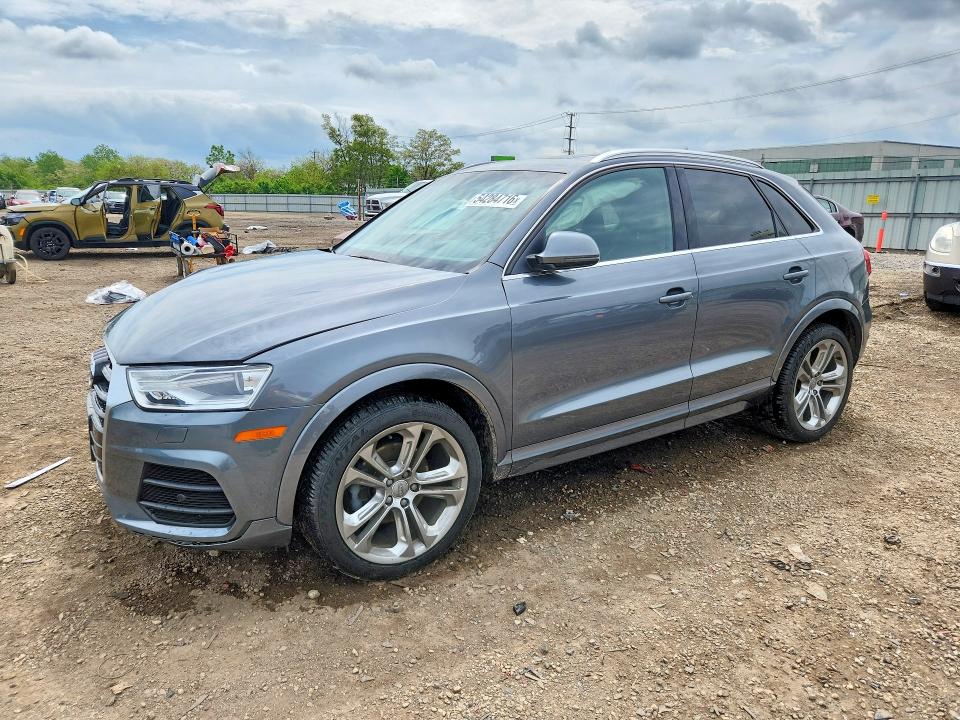 2017 Audi Q3 VIN WA1JCCFS3HR017396 COPART salvage auction — FRONT END, Il - Salvage Certificate, sold $2,550 on 2026-07-03 (photo 1)