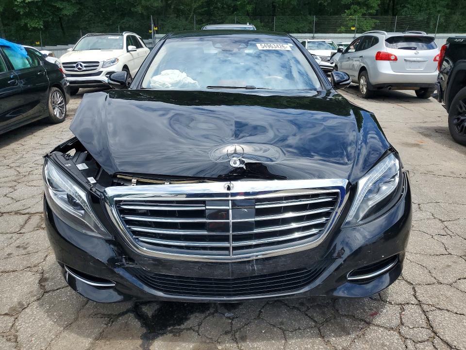 2016 Mercedes-benz S-klasse VIN WDDUG8FB1GA215692 COPART salvage auction — FRONT END, Ga - Cert Of Title-Salvage, sold $4,250 on 2026-07-10 (photo 5)