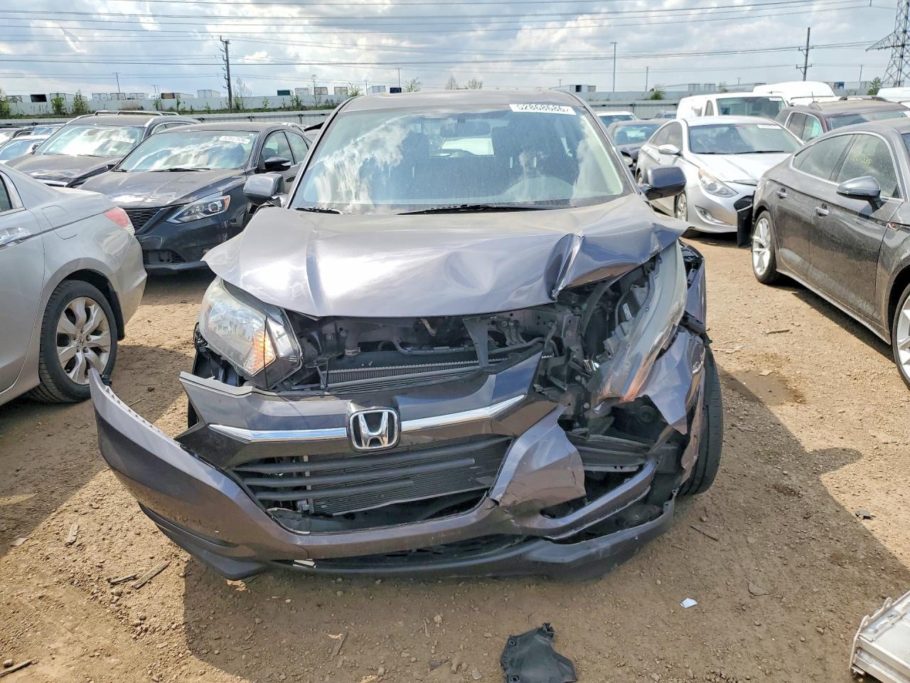 2017 Honda HR-V VIN 3CZRU6H35HM704839 COPART salvage auction — Front End, IL - SALVAGE CERTIFICATE, sold $3,800 on 2026-06-30 (photo 5)