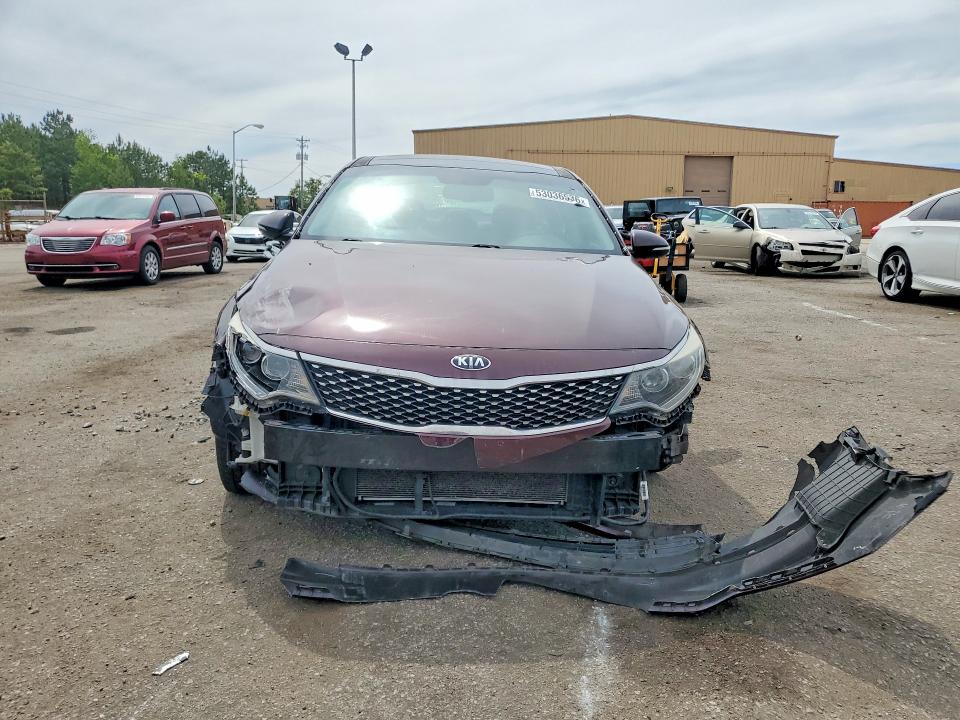 2016 Kia Optima VIN 5XXGU4L38GG120363 COPART salvage auction — FRONT END, Sc - Cert Of Title-Salvage, sold $1,050 on 2026-07-10 (photo 5)