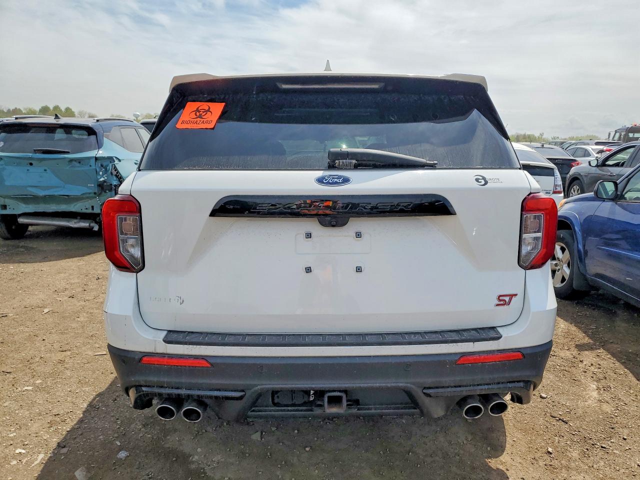 2020 Ford Explorer VIN 1FM5K8GC1LGA50296 COPART salvage auction — Biohazard/Chemical, IL - CERTIFICATE OF TITLE, sold $2,950 on 2026-07-09 (photo 6)