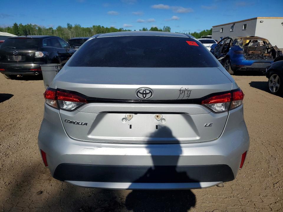 2022 Toyota Corolla VIN 5YFBPMBE2NP307168 COPART salvage auction — FRONT END, On - Permit Salvage, sold $3,800 on 2026-07-07 (photo 6)