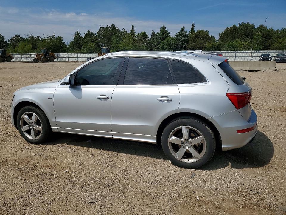 2012 Audi Q5 VIN WA1DKAFP4CA086315 COPART salvage auction — FRONT END, Il - Salvage Certificate, sold $1,300 on 2026-07-07 (photo 2)
