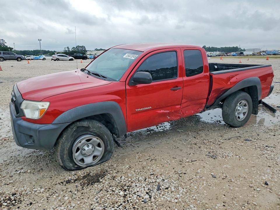 2014 Toyota Tacoma VIN 5TFTX4GN7EX028295 COPART salvage auction — SIDE, TX - CERTIFICATE OF TITLE, sold $800 on 2026-07-24 (photo 1)