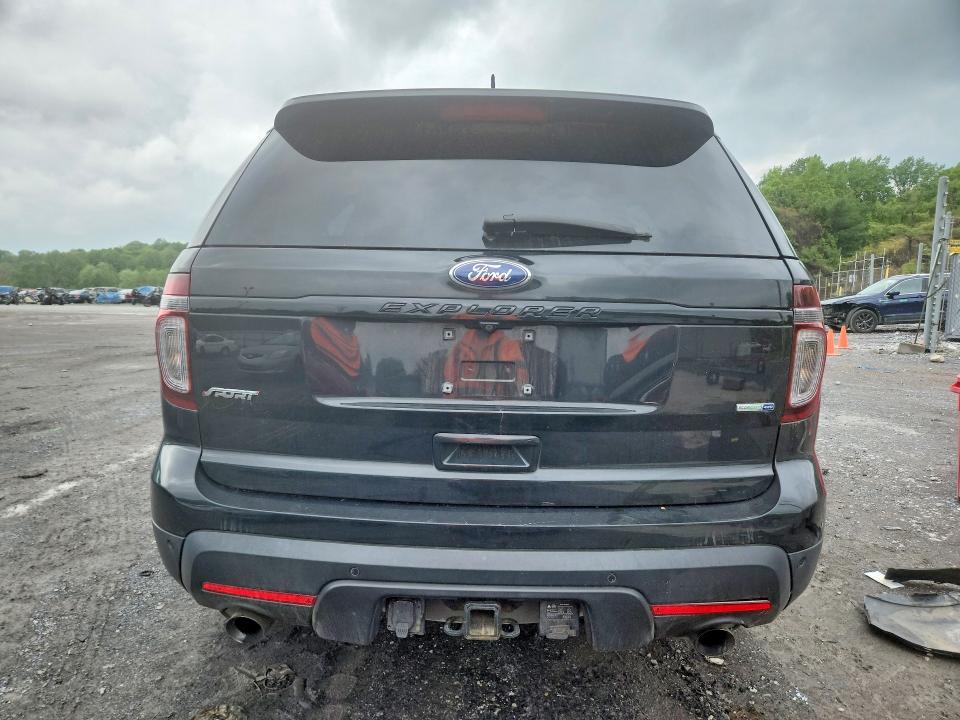 2013 Ford Explorer VIN 1FM5K8GT4DGC09927 COPART salvage auction — FRONT END, Pa - Certificate Of Salvage, sold $900 on 2026-07-02 (photo 6)