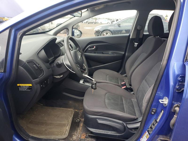 2014 Kia Rio VIN KNADM5A30E6954969 COPART salvage auction — SIDE, On - Permit Salvage, sold $800 on 2026-07-14 (photo 7)