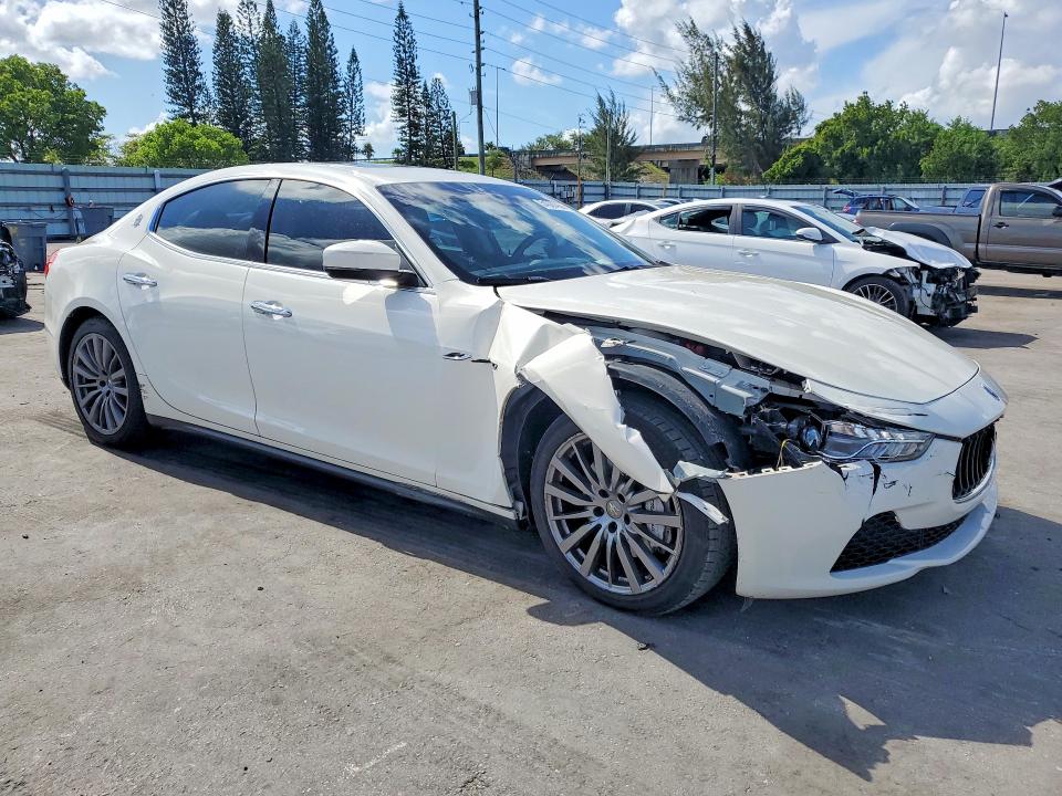 2017 Maserati VIN ZAM57XSA4H1242663 COPART salvage auction — FRONT END, Id - Salvage Certificate Of Title, sold $1,750 on 2026-08-17 (photo 4)