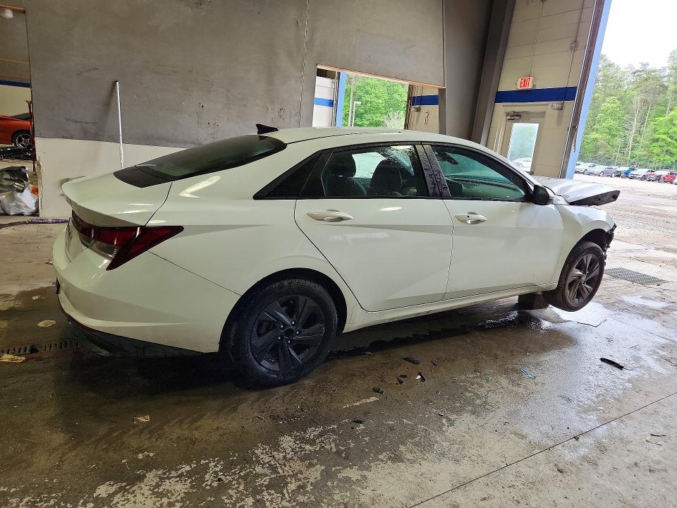 2021 Hyundai Elantra VIN 5NPLM4AG8MH012202 COPART salvage auction — FRONT END, WV - CERTIFICATE OF TITLE, sold $1,200 on 2026-07-14 (photo 3)