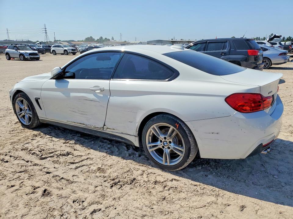 2015 BMW 4er VIN WBA3N5C51FK484838 COPART salvage auction — SIDE, TX - SALVAGE VEHICLE TITLE (P), sold $2,000 on 2026-07-31 (photo 2)