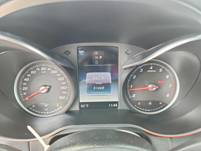 2018 Mercedes-benz VIN WDC0G4JB3JV065894 COPART salvage auction — FRONT END, Tx - Salvage Vehicle Title, sold $8,400 on 2026-07-23 (photo 9)