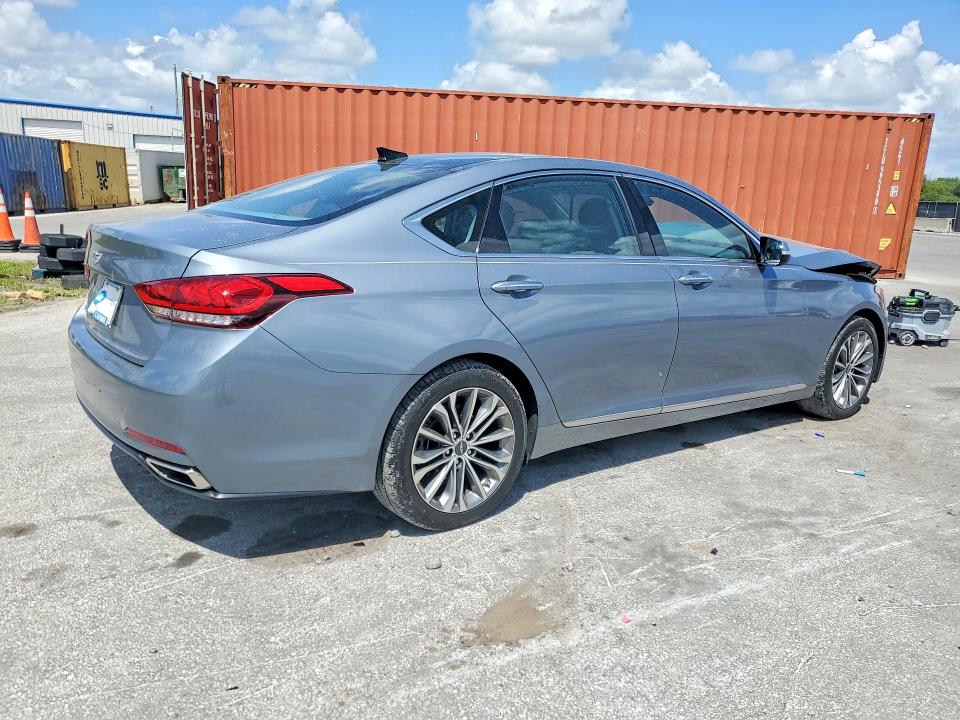 2015 Hyundai Genesis VIN KMHGN4JE4FU028558 COPART salvage auction — FRONT END, Fl - Cert Of Title Slvg Rebuildable, sold $2,200 on 2026-07-28 (photo 3)