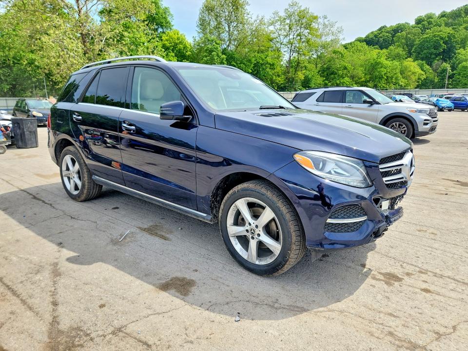 2018 Mercedes-benz Gle VIN 4JGDA5HBXJB063822 COPART salvage auction — FRONT END, Pa - Certificate Of Salvage, sold $9,600 on 2026-07-02 (photo 4)