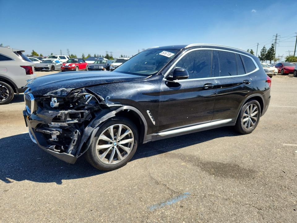 2019 BMW X3 VIN 5UXTR7C5XKLF26836 COPART salvage auction — FRONT END, CA - SALVAGE CERTIFICATE, sold $5,900 on 2026-07-28 (photo 1)