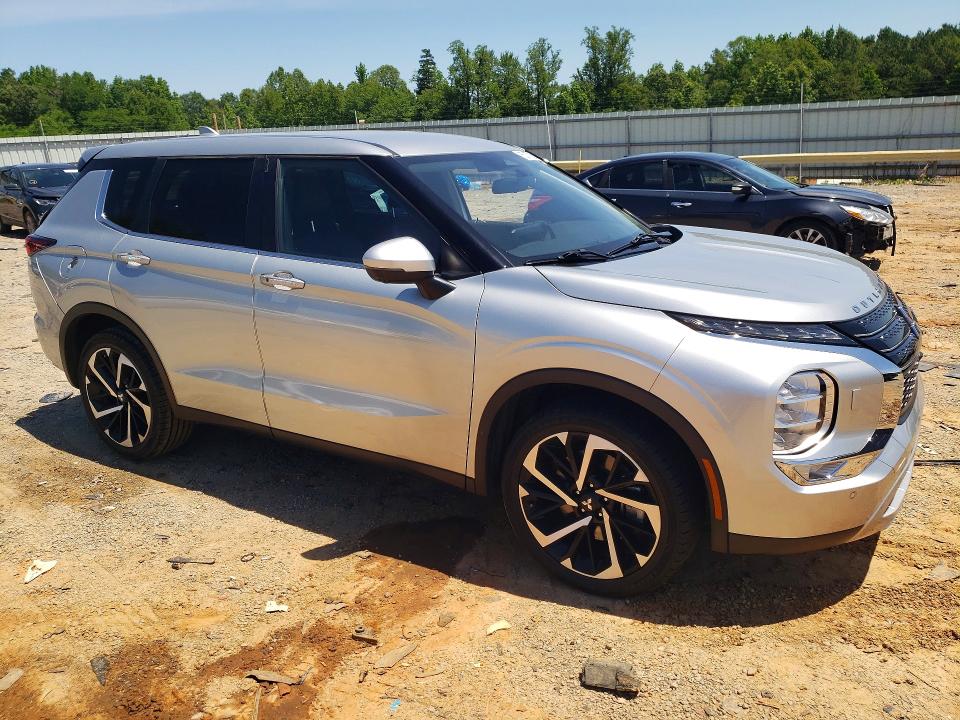 2023 Mitsubishi VIN JA4J4UA83PZ021283 COPART salvage auction — REAR END, Va - Cert Of Title - Salvage, sold $9,200 on 2026-07-10 (photo 4)