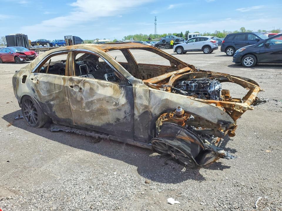 2015 Cadillac Ats VIN 1G6AA5RX0F0129866 COPART salvage auction — VANDALISM, On - Permit Irrepairable, sold $150 on 2026-07-02 (photo 4)