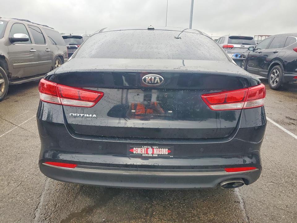 2018 Kia Optima VIN 5XXGT4L37JG254808 COPART salvage auction — VANDALISM, Oh - Cert Of Title-Salvage, sold $650 on 2026-07-17 (photo 6)